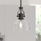 Vaxcel Beloit Black Farmhouse Kitchen Island Mini Pendant Ceiling Light Clear Glass P0357 - alternate 6