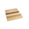 Rev-A-Shelf Drawer Insert, Maple Wood, Natural Maple, 18.5 in W, 2.38 in H, 22 in D 4WKB-1 - alternate 1