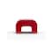 Magnet Source Horseshoe Magnet 1.6in L X 1in W Red 20 lb. pull Red 7271 - alternate 4