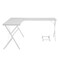 Homeroots 62" White L Shape Computer Desk 491520 - alternate 1