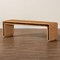 Bali & Pari Nevada Bohemian Light Honey Rattan Accent Bench 258-14165-ZORO - alternate 4