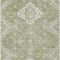 Homeroots 8' X 10' Artichoke Green Beige And Ivory Medallion Washable Indoor Outdoor Area Rug 589023 - alternate 6