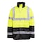 Game Workwear HI-Vis Parka Jacket, 100% Polyester 300 Denier Oxford PU Heavy Duty Fabric, Hi Vis Lime, M 1865E - alternate 2