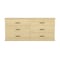 Manhattan Comfort Clifford Dresser in Natural Oak (6-Drawer) DR1834-1 - alternate 6