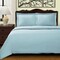 Homeroots Light Blue Queen Cotton Blend 400 Thread Count Washable Duvet Cover Set 528302 - alternate 3