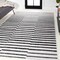 Jonathan Y Sukie Modern Offset Stripe Ivory/Black 3 ft. x 5 ft. Indoor/Outdoor Area Rug SMB133E-3 - alternate 5