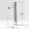 Vigo Jewel Single-Hole Single Handle Bathroom Vessel Faucet in Chrome VG03037CH - alternate 4