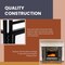 Lavish Home Fireplace Screen 3 Panel Gate with Doors & 4PC Fire Place Tools Set with Poker, Tongs, Brush, Shovel 80-FPTS-12 - alternate 5