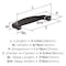 Amerock Franklin 3-3/4 inch (96mm) Center-to-Center Oil-Rubbed Bronze Cabinet Pull, 25PK 25VMP37051ORB - alternate 3