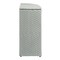 Happimess Chloe 15.56-Gallon All-Weather Wicker/Metal Corner Hideaway Outdoor Trash Can, Mint Blue/White HPM1200C - alternate 4