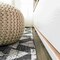 Jonathan Y Andratx Modern Tribal Geometric Black/Ivory 2 ft. x 8 ft. Indoor/Outdoor Runner Rug SMB126E-28 - alternate 4