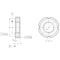 J.W. Winco Bearing Locknuts 1804-M35X1.5-H - alternate 2