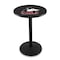 Holland Bar Stool Co 36" Blk Wrinkle Northern Illinois Pub Table, 36" dia. Top L214B3636NorIll - alternate 1