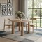 Homeroots 67" Natural Solid Wood Oval Dining Table 721138 - alternate 2