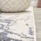 Jonathan Y Marmo Abstract Marbled Modern Blue/Cream 2 ft. x 8 ft. Runner Rug CTP201B-28 - alternate 4