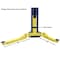 Atlas Automotive Equipment Pro-9D Overhead 2-Post Lift 9,000 Lb. Capacity XH-PRO-9D-FPD - alternate 5