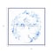 Homeroots Set Of Two Blue Garden Impress A Gold Framed Wall Art, 2PK 649133 - alternate 2