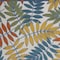 Homeroots 5' X 8' Ivory Yellow Orange Green And Blue Botanical Leaves Indoor Outdoor Area Rug 546675 - alternate 6