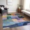 Homeroots 3' X 5' Blue Purple And Green Abstract Washable Indoor Outdoor Area Rug 604360 - alternate 5