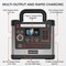 Alpha Digital 320W Power Station- 298Wh/93120mAh, Emergency Battery - Gray MT-CN320 - alternate 7