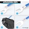Kable Kontrol Non Insulated Copper Butted Seam Spade Terminal, 12-10 AWG, Stud Size # 10, 100 Pcs, 100PK STNI-1210-10 - alternate 6