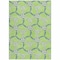 Homeroots 9' X 12' Lime Green And Blue Geometric Washable Indoor Outdoor Area Rug 613510 - alternate 3