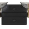 Jonathan Y Marais 21.5" 3-Light Iron/Glass Rustic Vintage LED Vanity Light, Black/Brass Gold JYL3528A - alternate 11