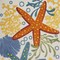 Homeroots 5' X 8' Blue Yellow And Orange Starfish Indoor Outdoor Area Rug 546832 - alternate 6