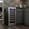 Homeroots 34in X 15in Silver Stainless Steel Single Compartment Wine Refrigerator 720634 - alternate 2
