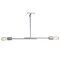 Jonathan Y Turing 30.5" Adjustable Metal LED Linear Pendant, Chrome JYL7457A - alternate 1
