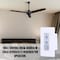 Canarm Industrial DC Fan, CP60DW10N, 60inch Fan, 5 ft Blade Dia, 3 Blades, 5 Speeds, 120V AC CP60DW10N - alternate 4
