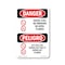 Signmission Safety Sign, OSHA Danger, 14" Height, Aluminum, Diesel Fuel No Smoking Bilingual OS-DS-A-1014-VV-1124 - alternate 1
