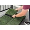 K9 Kennel Store 2ft X 4ft Quick N Clean Potty Station W/Steel Potty Attendant and Pee Guard 2X4PS-PA-PG - alternate 4