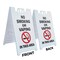 Signmission No Smoking Or Vaping In This Area, A-Frame & 2 Decals Installed, Heavy-Duty Plastic Frame SBHD-D-2436-NoSmokingOrVapingInThisArea - alternate 5