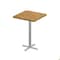 Correll Square Cafe Table, 36 in W, 36 in L, 42 in H, Particleboard Top, Medium Oak SXB36S-06-98-06 - alternate 1