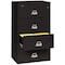 Fireking 25-3/16" W 4 Drawer Fire-Resistant Lateral File Cabinet, Black, Letter/Legal 4-3122-CBL - alternate 3