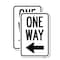 Signmission One Way Sign Left Arrow, 18'' X 24'' 2 Signs, Heavy Gauge Aluminum, 2PK A-1824-2PACK-23522 - alternate 1
