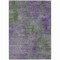 Homeroots 9' X 12' Purple And Green Abstract Washable Indoor Outdoor Area Rug 609392 - alternate 3