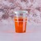 Smarty Had A Party 12 oz Clear with Silver Stripes Round Disposable Plastic Tumblers 240 Cups, 240PK 517-S-CASE - alternate 6