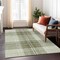 Homeroots 8' X 10' Artichoke Green Brown And Ivory Plaid Washable Indoor Outdoor Area Rug 596306 - alternate 6