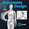 Topmaster Female Mannequin Premium Quality Construction, Detailed Dimensions for Realistic Proportions, Sturdy TPMANQFEMSIL2 - alternate 3