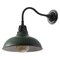 Jonathan Y Aurora 12.3 in. 1-Light Farmhouse Industrial Iron LED Gooseneck Arm Outdoor Sconce, Matte Green JYL7613L - alternate 2