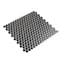 Apollo Tile Cirkel 11.46 in. x 12.4 in. Glossy Black Porcelain Mosaic Wall and Floor Tile 9.87 sqft/case, 10PK ORB8803BKMA - alternate 6