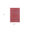 Homeroots 4' X 6' Red Geometric Indoor Outdoor Area Rug 555591 - alternate 6
