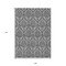Homeroots 9' X 12' Gray Damask Washable Non Skid Indoor Outdoor Area Rug 563878 - alternate 5