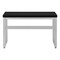Homeroots Adjustable Black and Gray Wood and Metal Sled Computer Desk 490020 - alternate 7