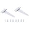 Prosource T-Hinge, Steel, Zinc, Fixed Pin, 180 deg Range of Motion, 26 Pair lb LTH-Z04-C2PS - alternate 1