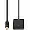 Add-On MINI DP TO HDMI ADAPTER BLACK  MINI-DISPLAYPORT TO HDMI CABLE M/F MDP2HDMIB - alternate 1