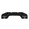 Homeroots Black Italian Leather Power Reclining U Shaped Ten Piece Corner Sectional With Console 634693 - alternate 1