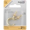 National Hardware Cup Hook, 0.64 in Opening, 2.07 in L, Brass Gold, 2PK N119-727 - alternate 8